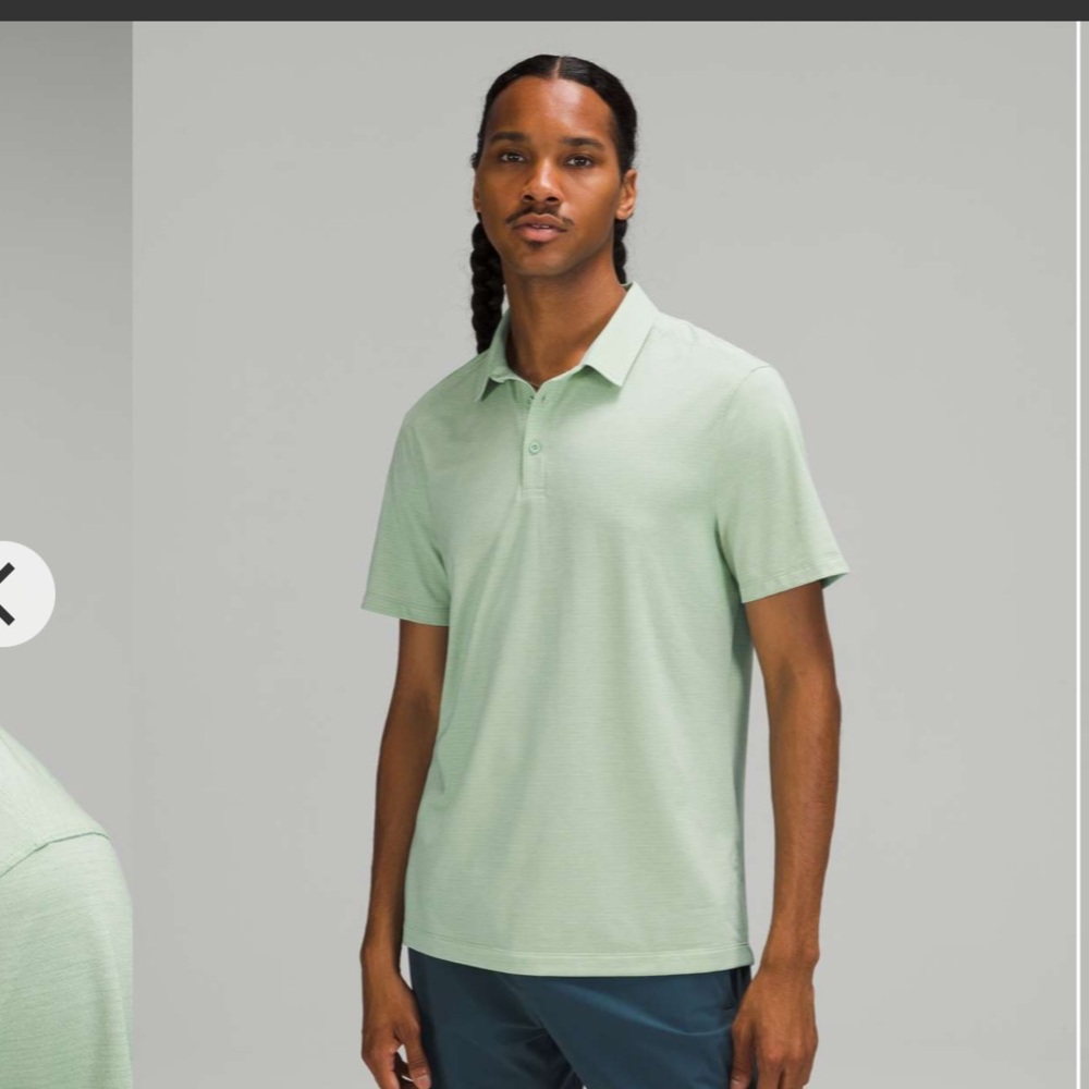 Lululemon Evolution Short Sleeve Polo
Heathered Arctic Green